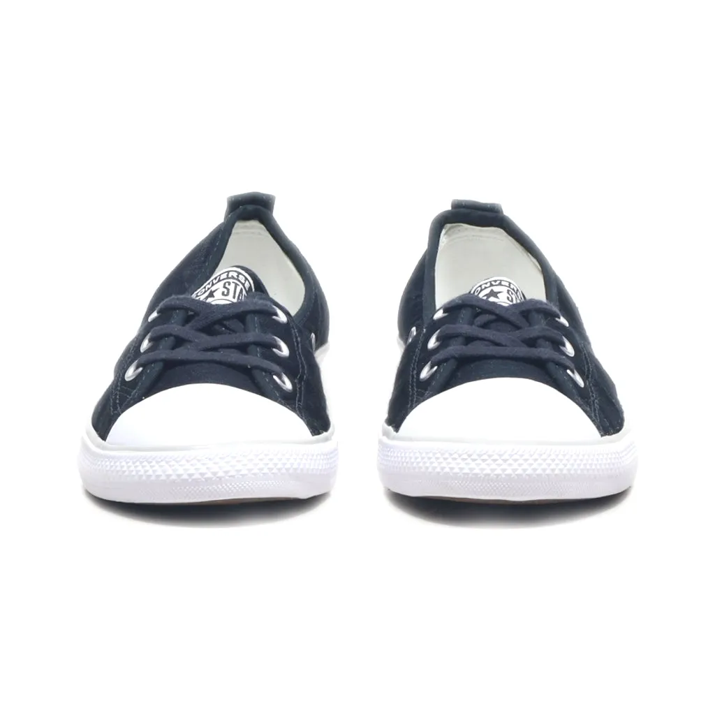 Converse Chuk Tylor Ballerinas Canvas Black Colour For Women