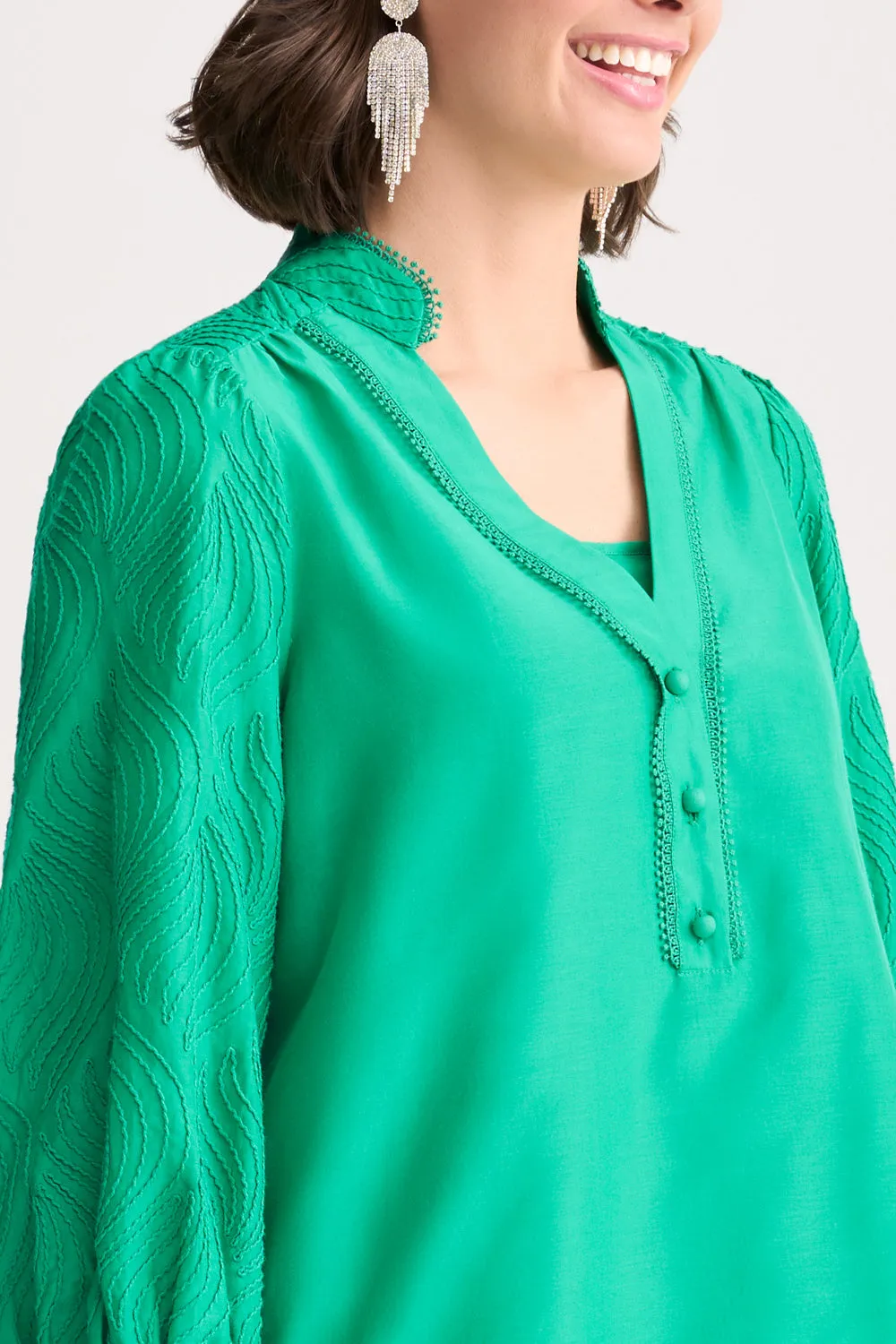 Cotton Silk Blouse