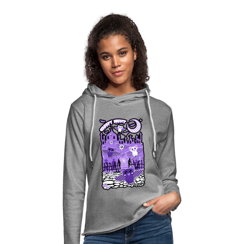 Creepy Night Unisex Lightweight Terry Hoodie