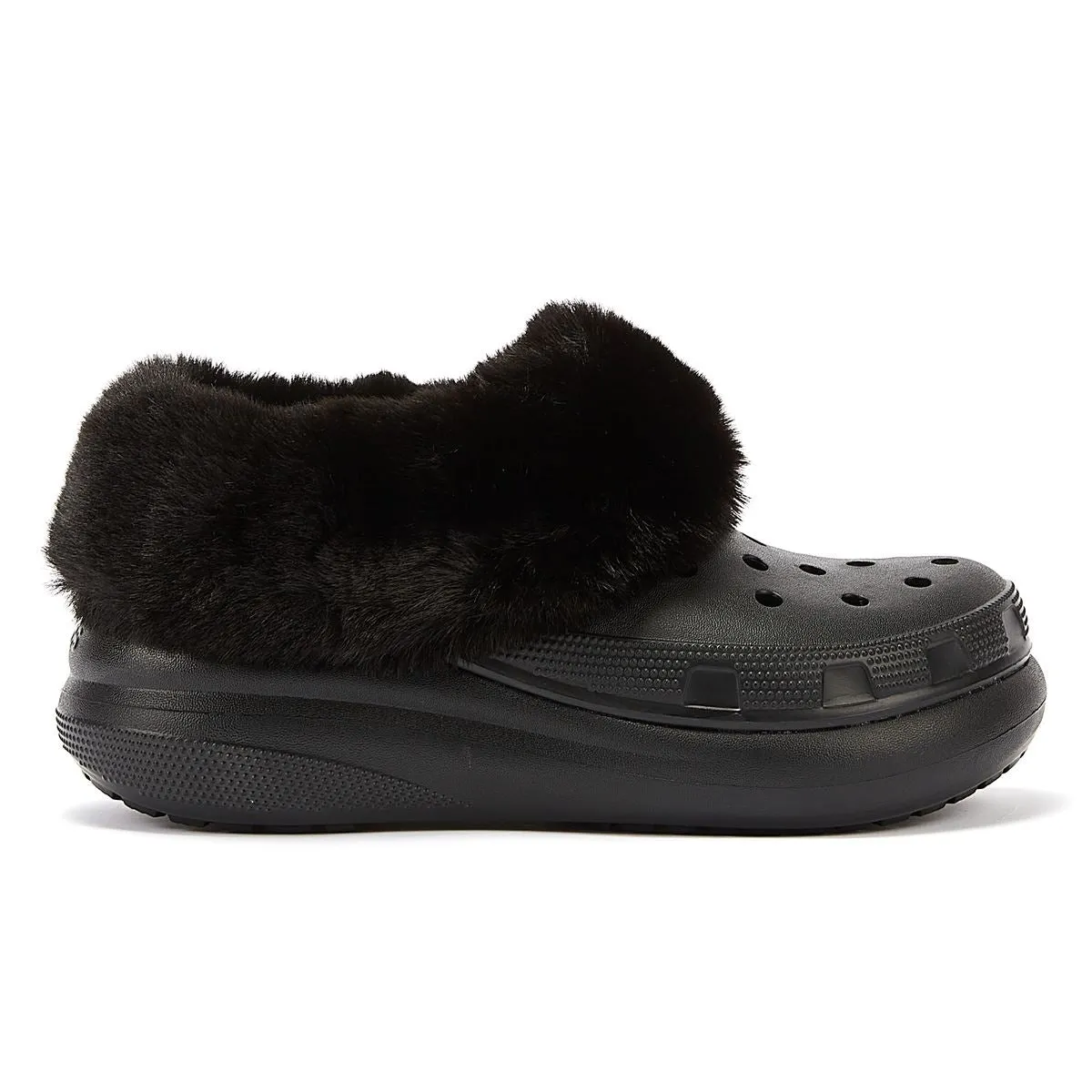 Crocs Furever Crush Clog  Women's Black Comfort Shoes