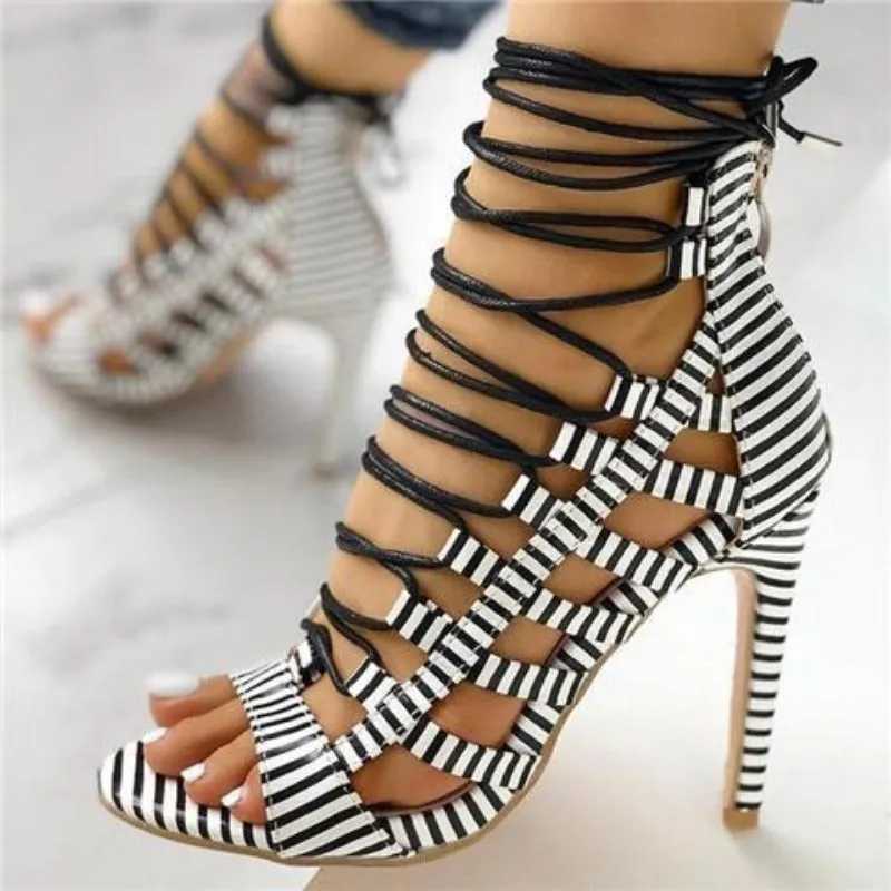 Cross Straps Sexy Sandals