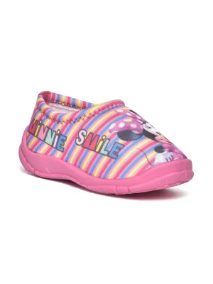 Disney Minnie Kids Girls Lycra Shoes by Toothless Pink Walking Shoes - 5 Kids UK (22 EU) (6 Kids US) (MNPGLS2799-Pink)