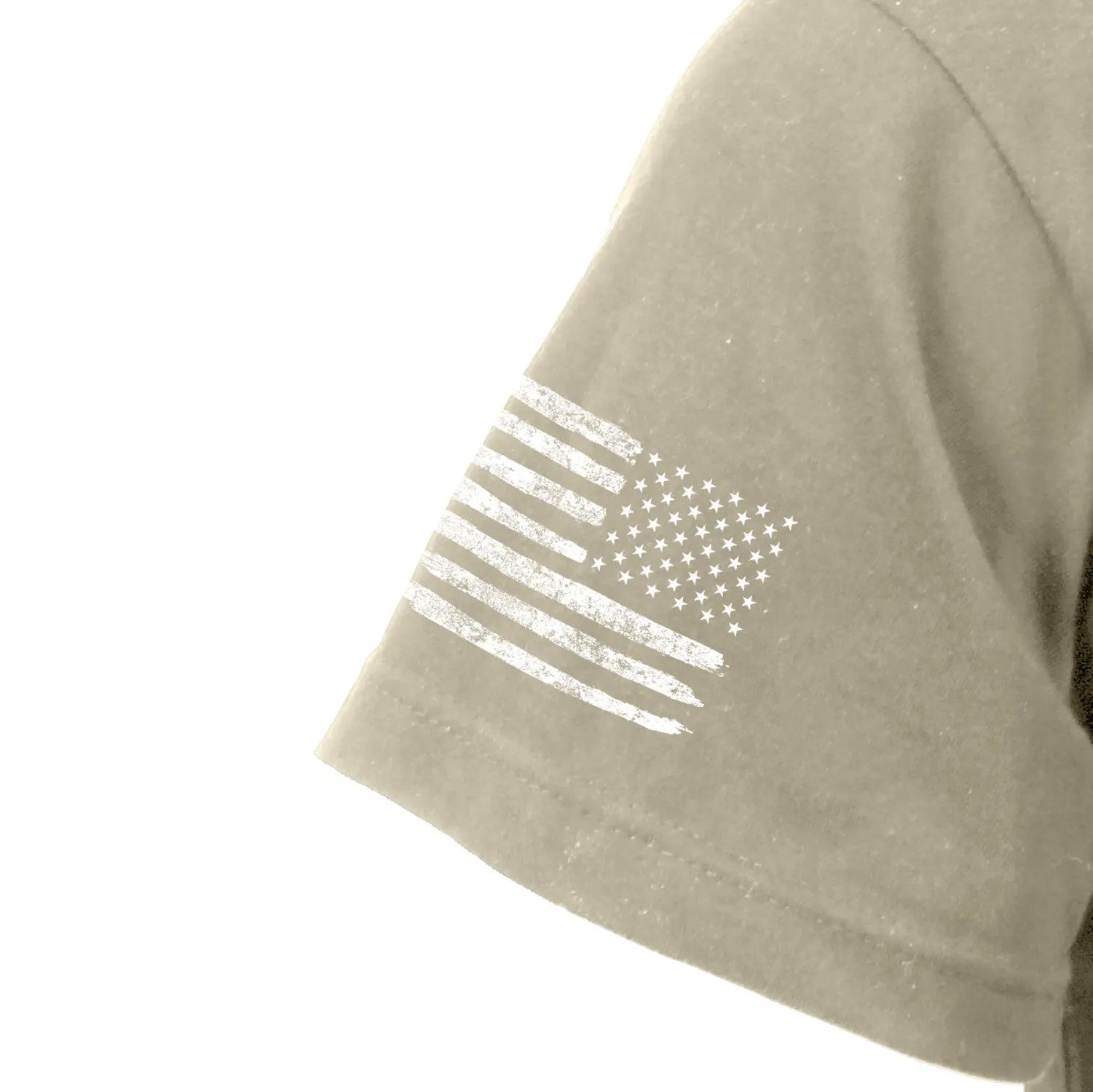 Distressed US Flag Athletic Fit T-Shirt