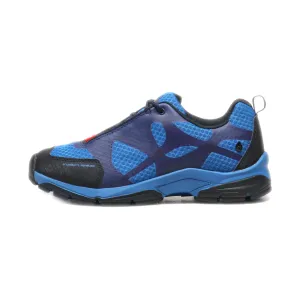 Dual Cushion Sport Shoes Fabric Blue Colour For Women