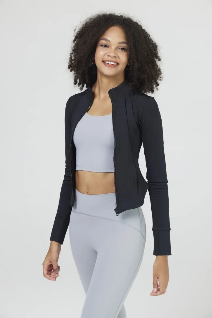 FlexEase™ Full Zip Jacket with Pockets & Thumb Holes