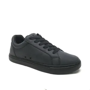 Fuego: Low-Top Dance Sneaker | All Black | MED | Flat Full Rubber Sole | VEGAN