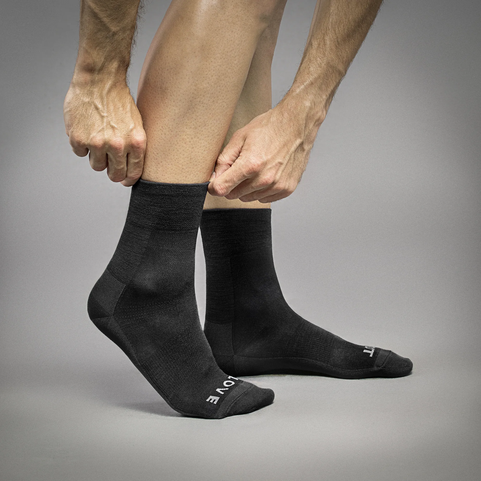 Gripgrab Merino Lightweight SL Sock Black | Buy Gripgrab Merino Lightweight SL Sock Black here | Outnorth