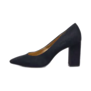 H&M Mid-Heel Shoes Suede Black Colour For Women