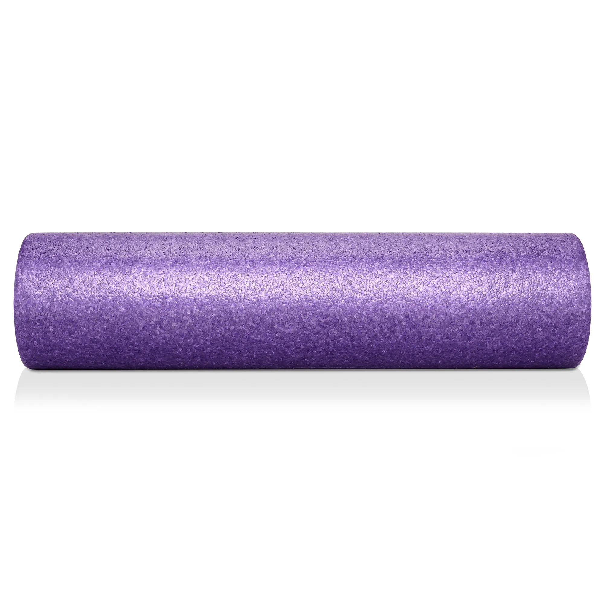 High Density Exercise Foam Roller - 12", 18", 24", Black, Gray, Purple