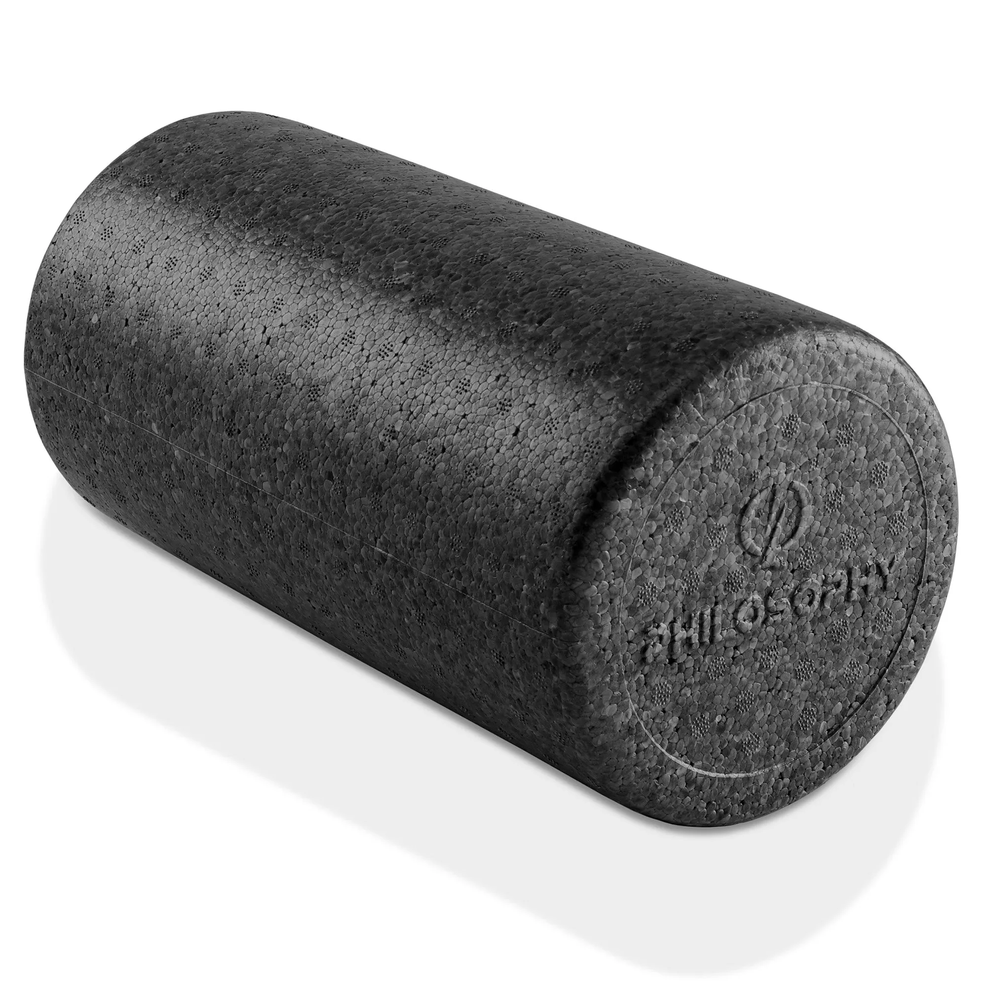 High Density Exercise Foam Roller - 12", 18", 24", Black, Gray, Purple