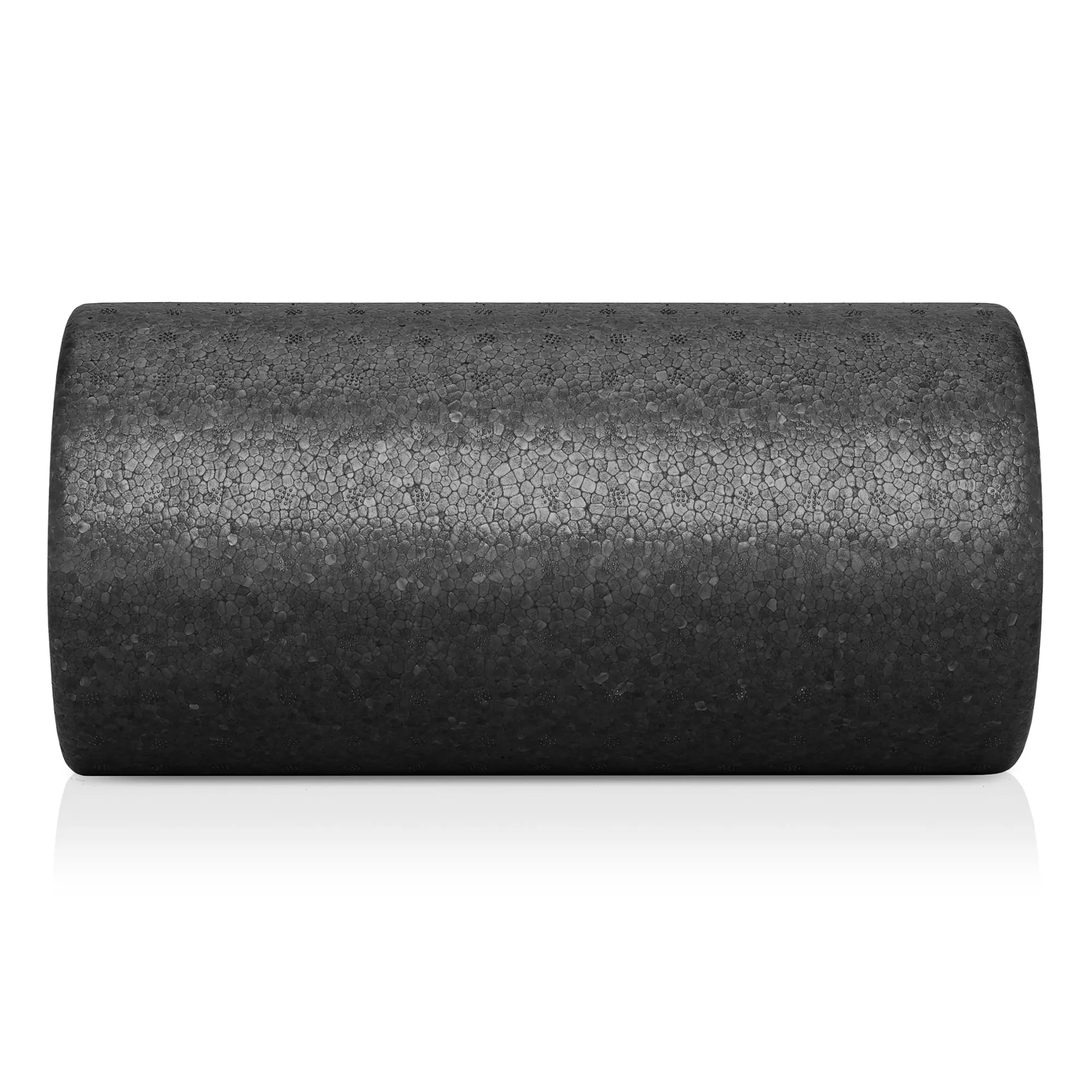 High Density Exercise Foam Roller - 12", 18", 24", Black, Gray, Purple