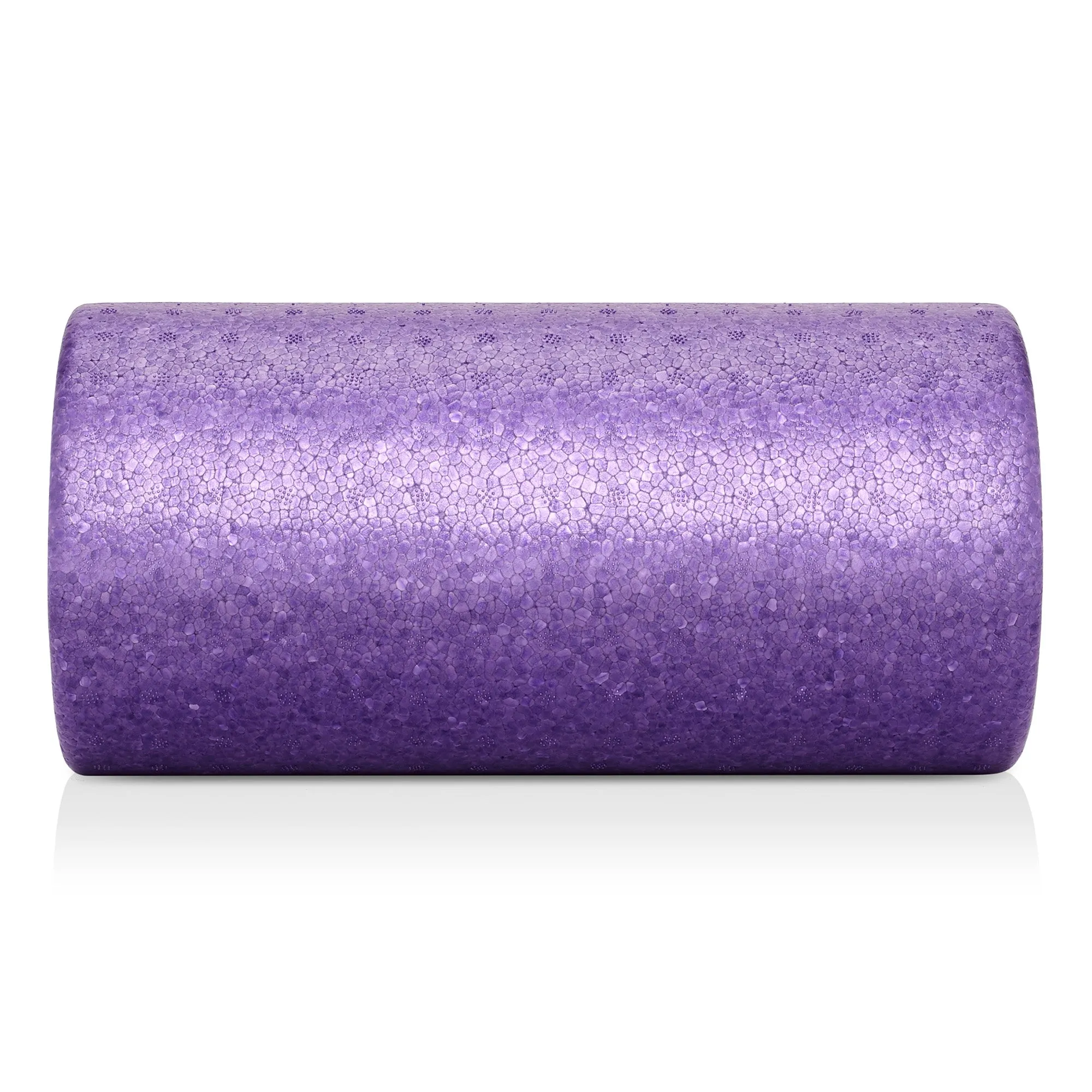 High Density Exercise Foam Roller - 12", 18", 24", Black, Gray, Purple