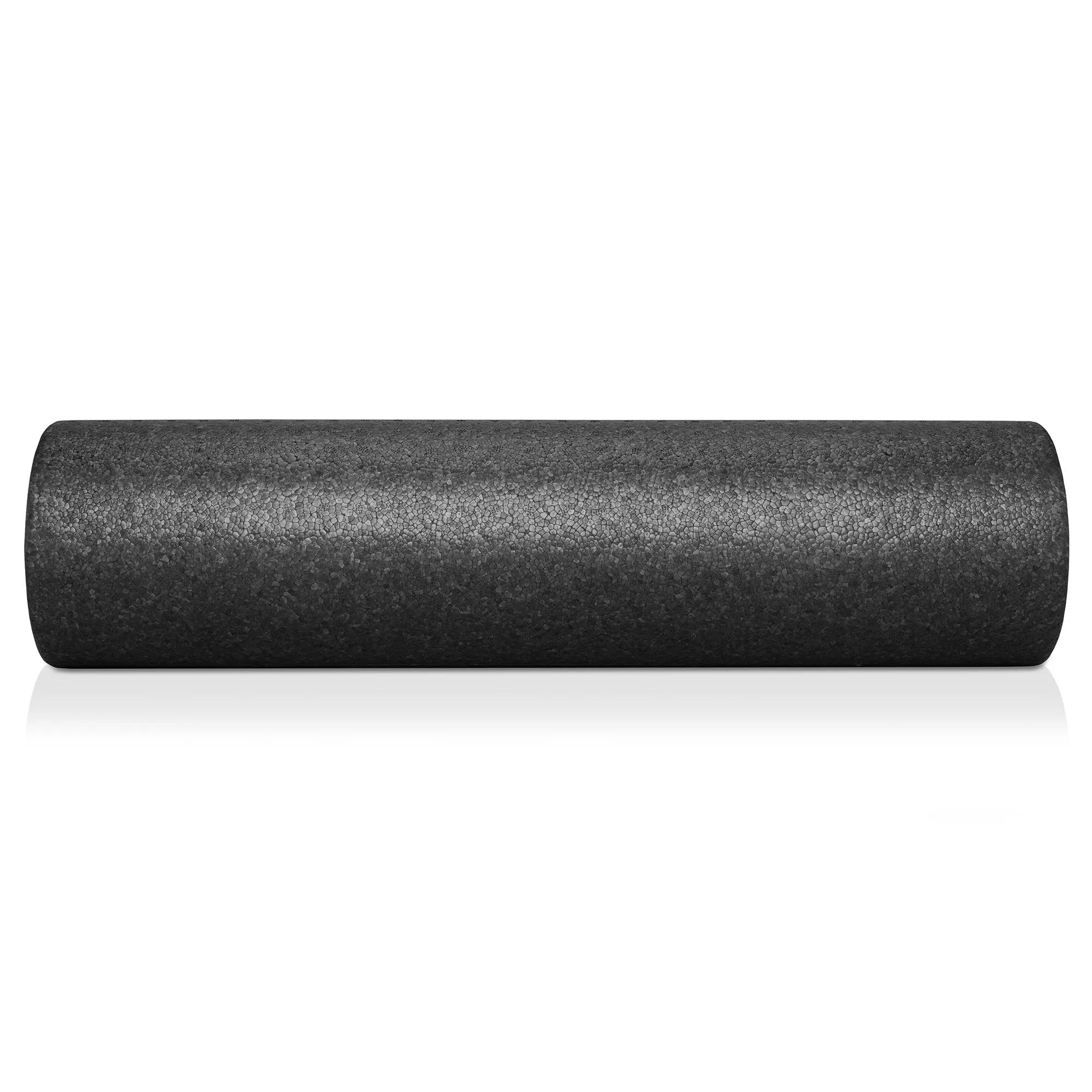 High Density Exercise Foam Roller - 12", 18", 24", Black, Gray, Purple