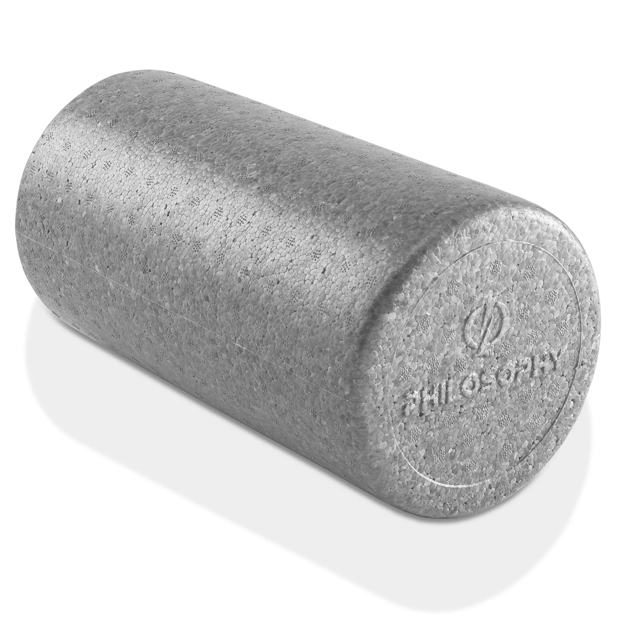 High Density Exercise Foam Roller - 12", 18", 24", Black, Gray, Purple