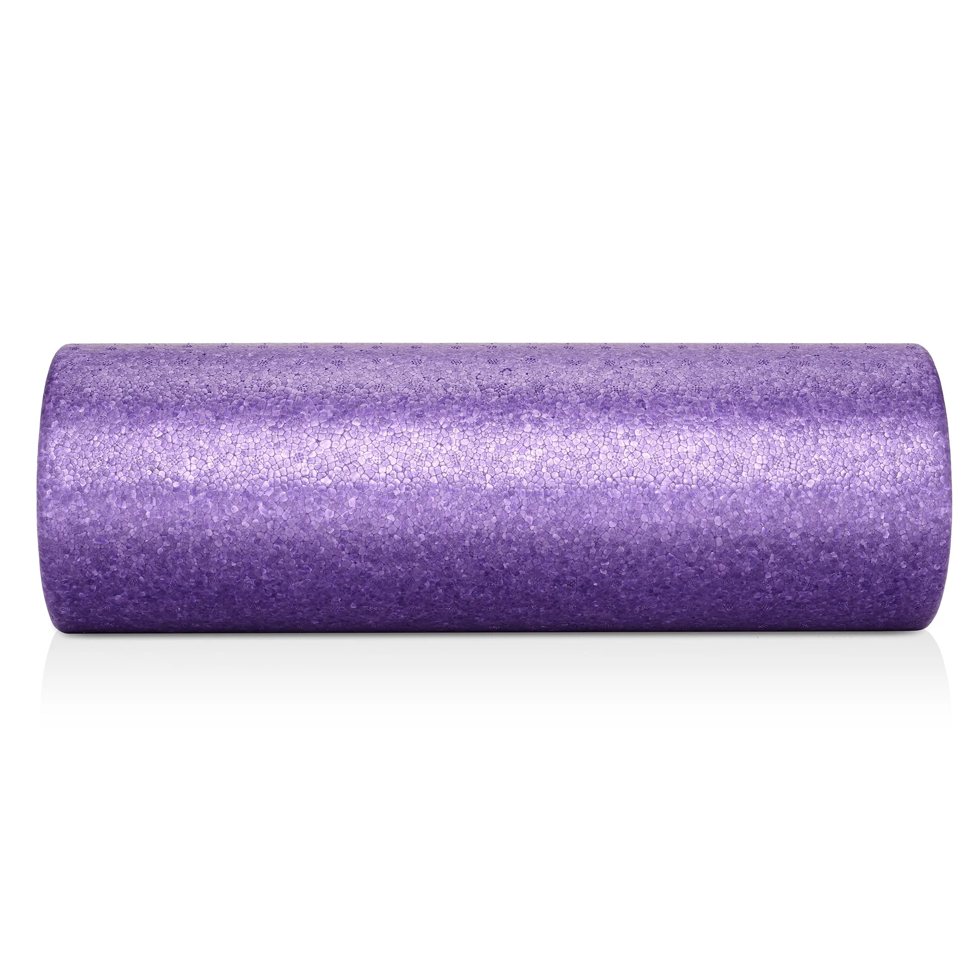 High Density Exercise Foam Roller - 12", 18", 24", Black, Gray, Purple