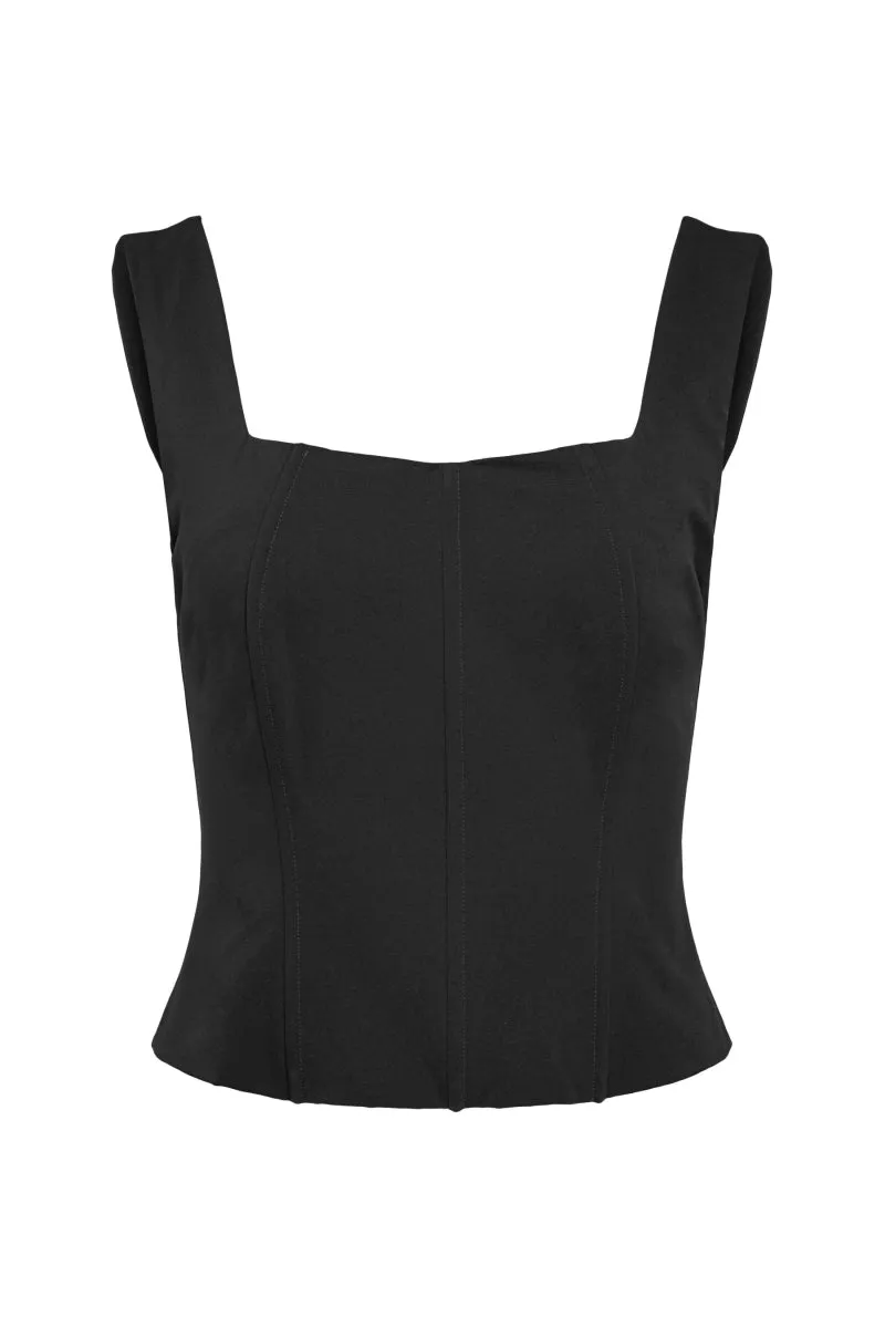 Hilary MacMillan Corset Top (Black)