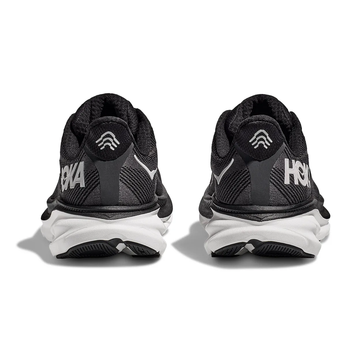 Hoka Clifton 9 Mens | Black / White