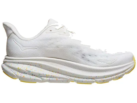 Hoka | Clifton 9 | Men's | White/Lemonade