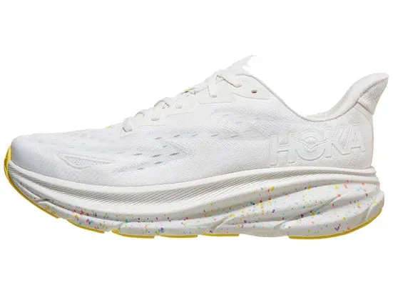 Hoka | Clifton 9 | Men's | White/Lemonade