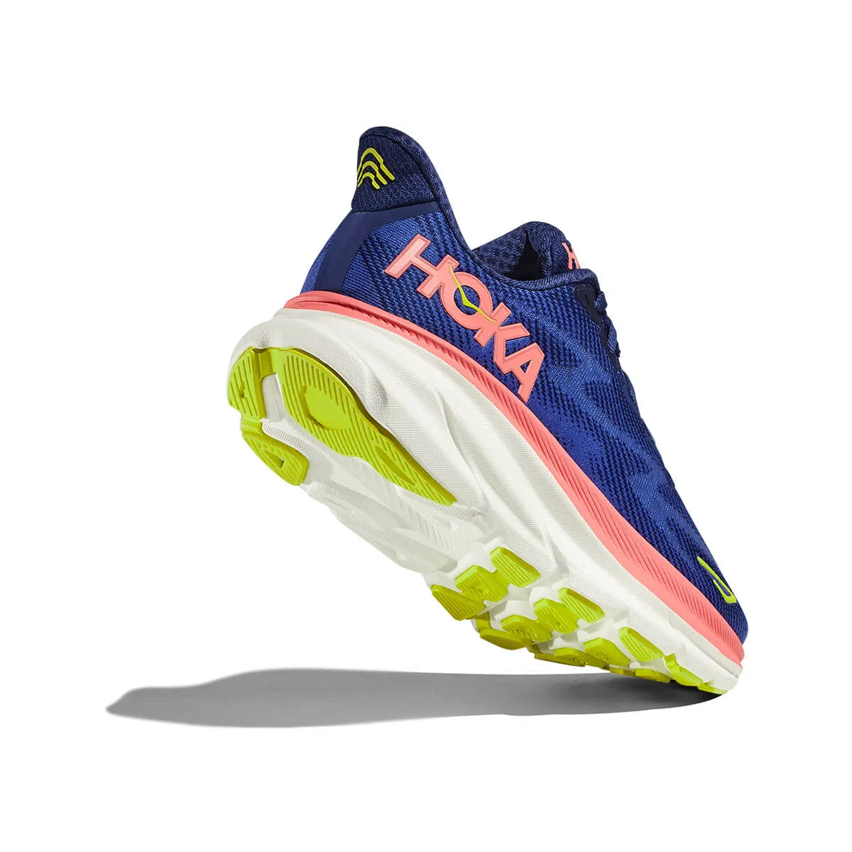 Hoka Clifton 9 Womens | Evening Sky / Coral