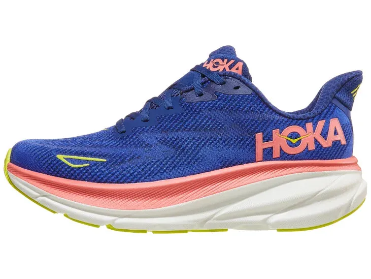 Hoka | Clifton 9 | Women's | Evening Sky/Coral