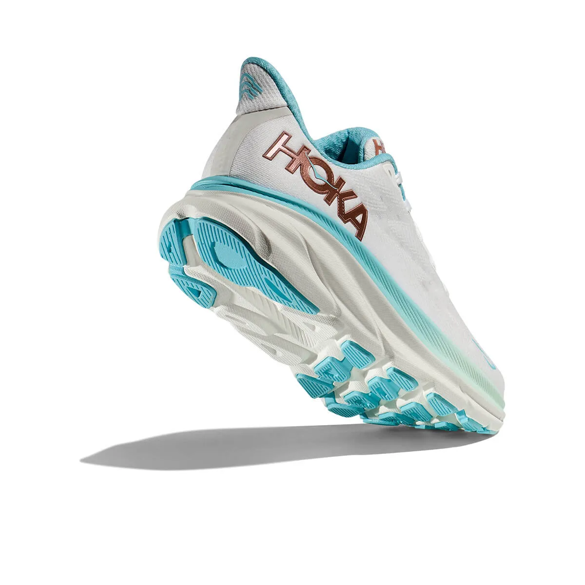 Hoka Clifton 9 Womens | Frost / Rose Gold