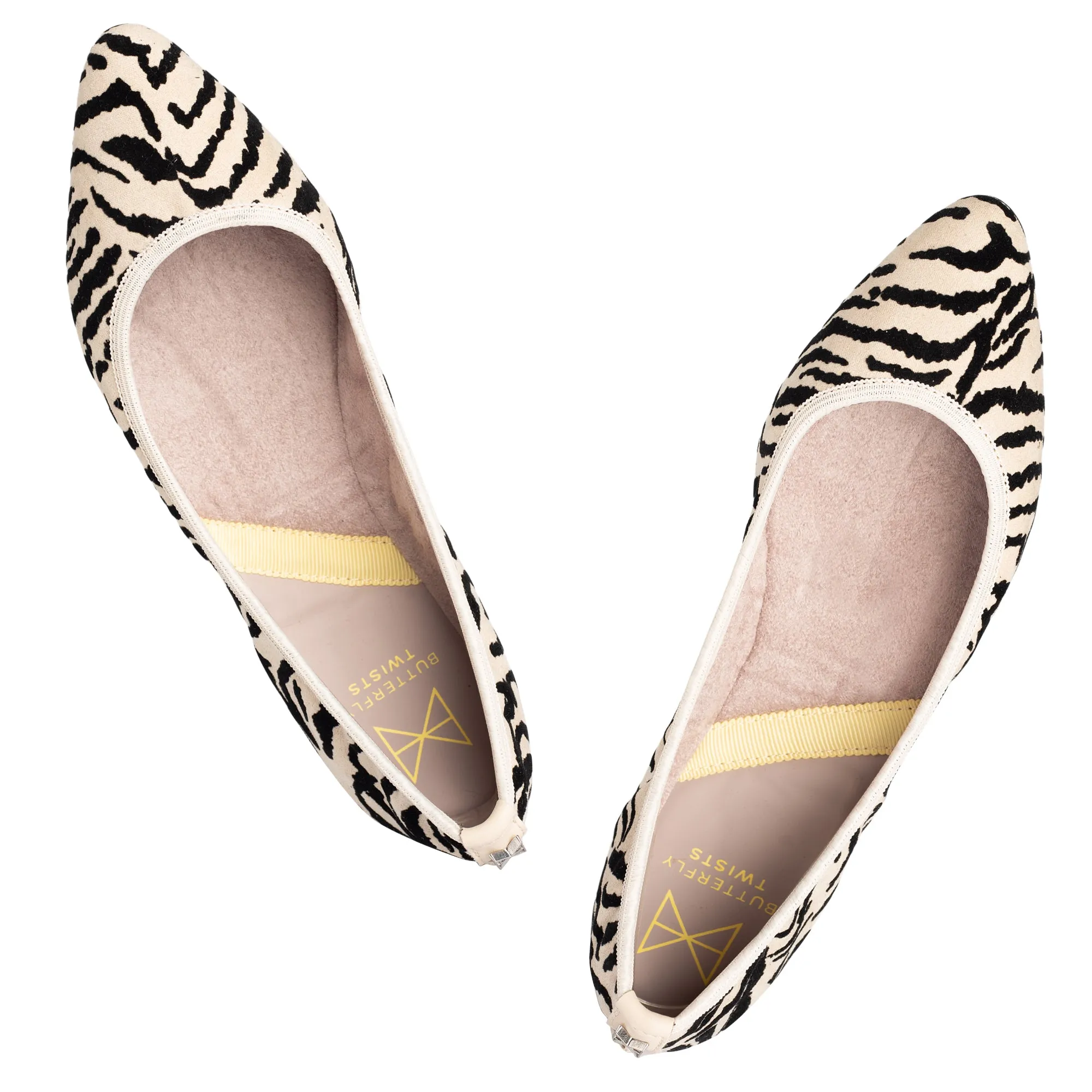 JANEY Ballet Flat Shoes - Zebra