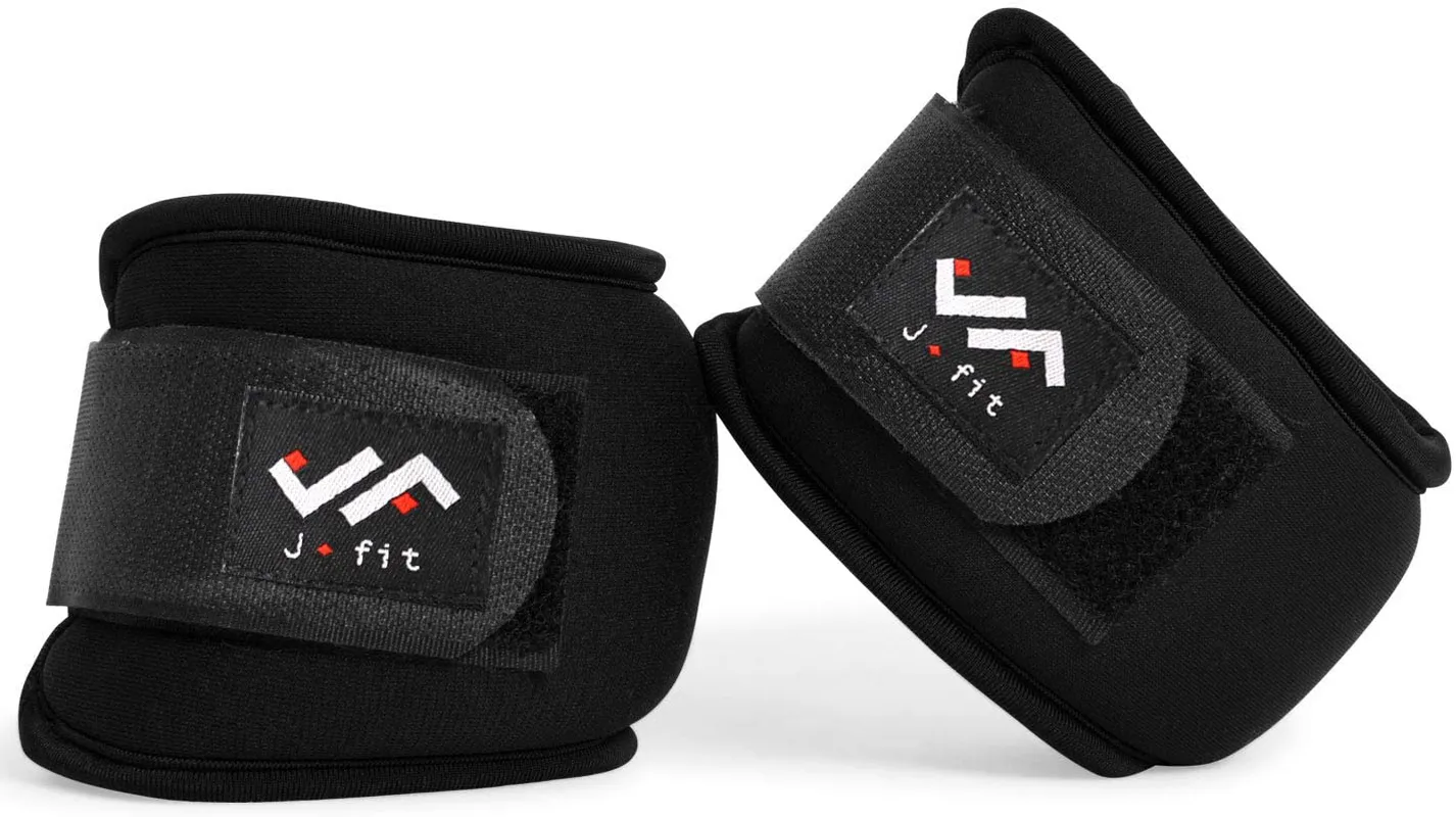 JFIT Wrist Weight Pair – Set of 2, Wrist Straps for Fitness, Walking, Workout – Multiple Size and Weight Options – Comfortable, Breathable, Moisture Absorbent Weight Straps for Men and Women