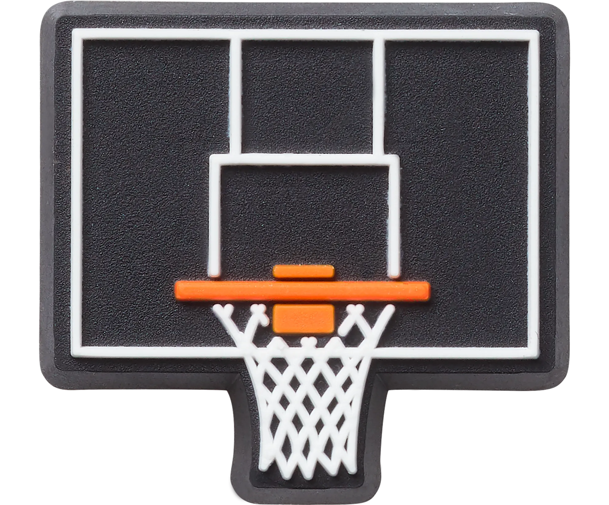 Jibbitz Black Basketball Backboard