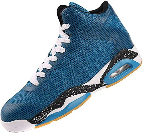 JiYe Performance Sports Shoes Men's Basketball Fashion Sneakers,Blue,6.5US-Men