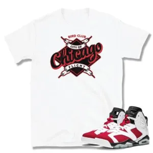 Jordan Carmine shirt