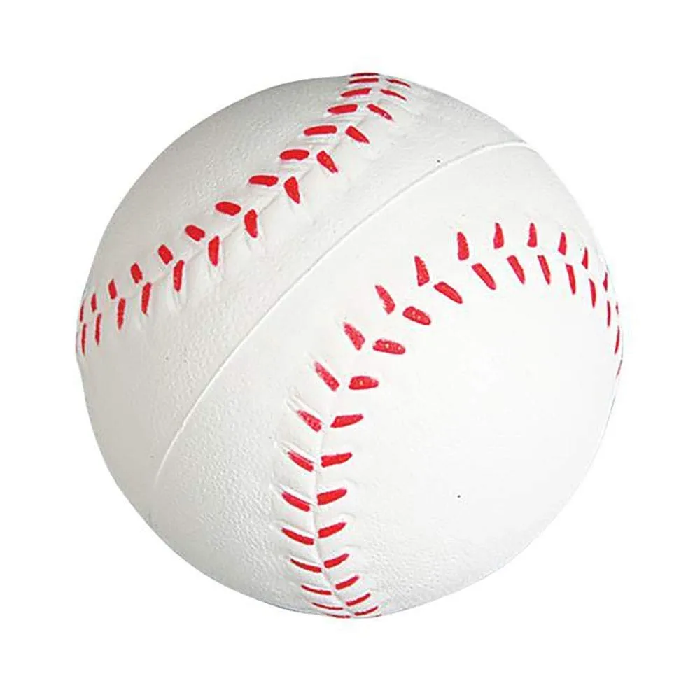 Kicko 2.5 Inch Baseball Stress Ball - 12 Pieces Squishy Sports Toy - Party s, Hand