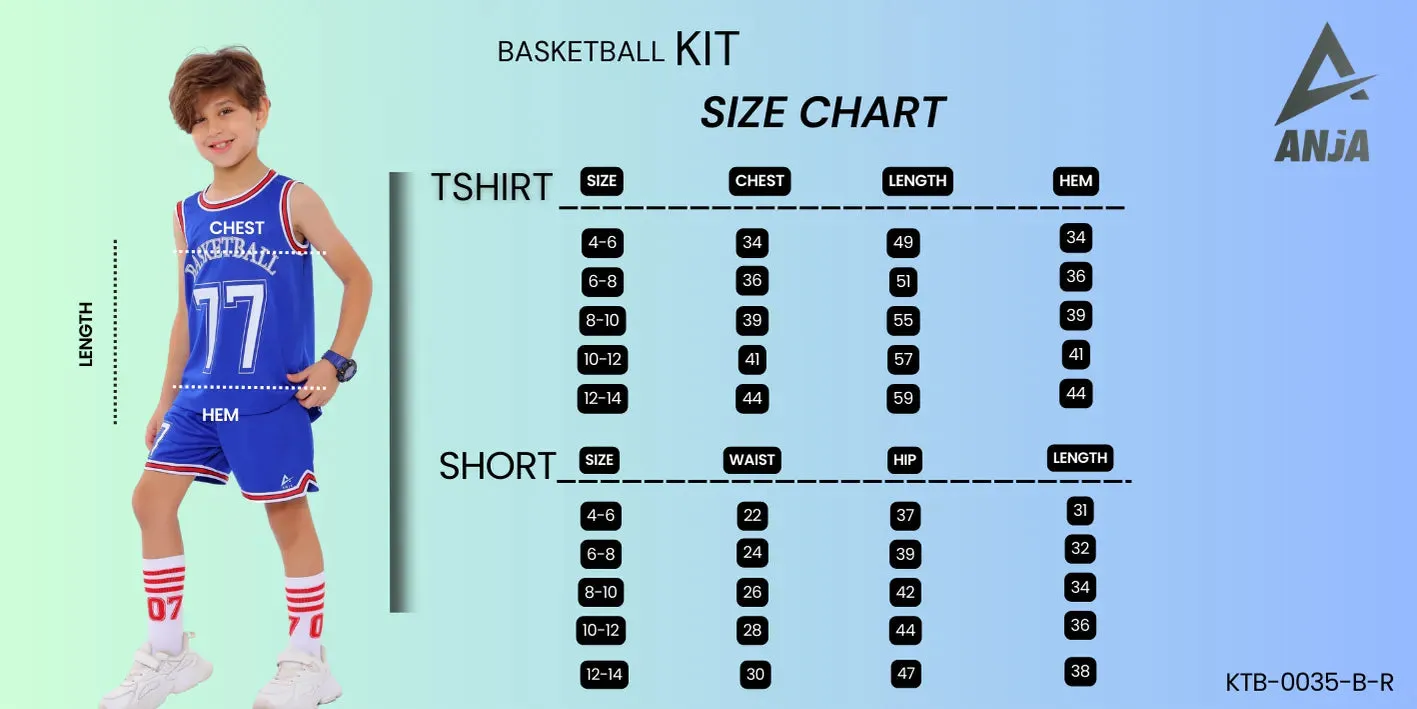 Kids Basketball Kit (0035) - Anja Sportswear