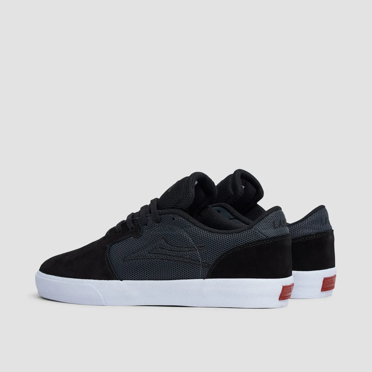 Lakai Cardiff Shoes - Black/Grey Suede