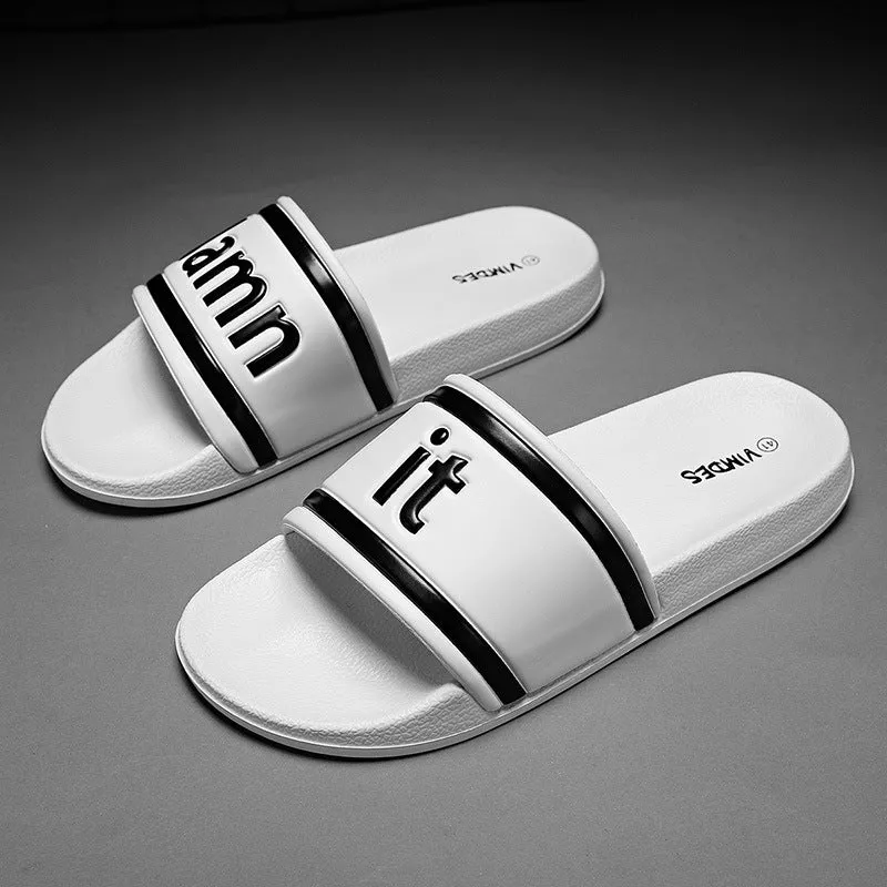 Large Size Slippers Men Wear Flip-Flop Beach Shoes Outdoors