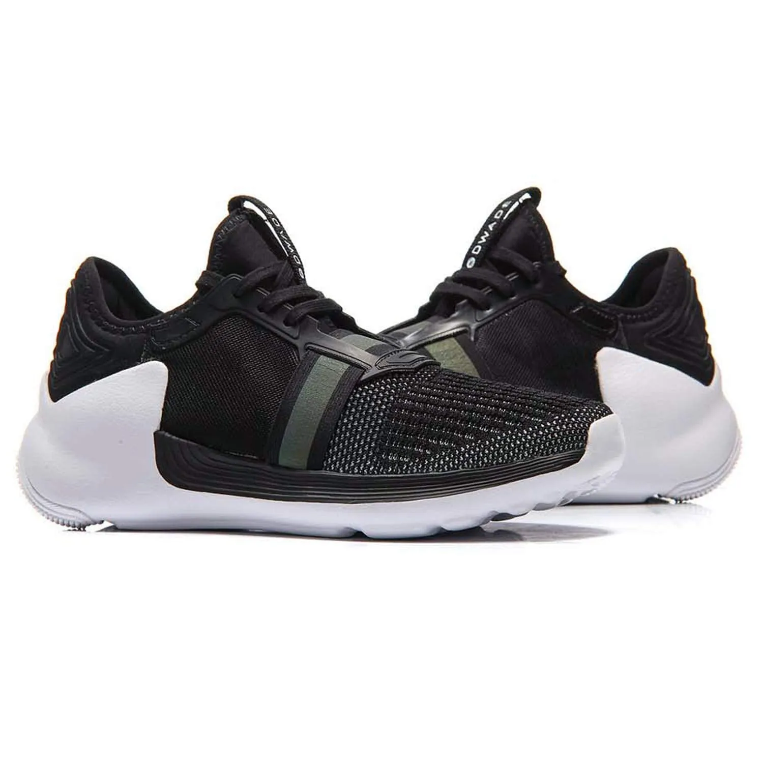 Li-Ning ABCM012-1 Female Basketball Shoes, Basic Black/Basic White