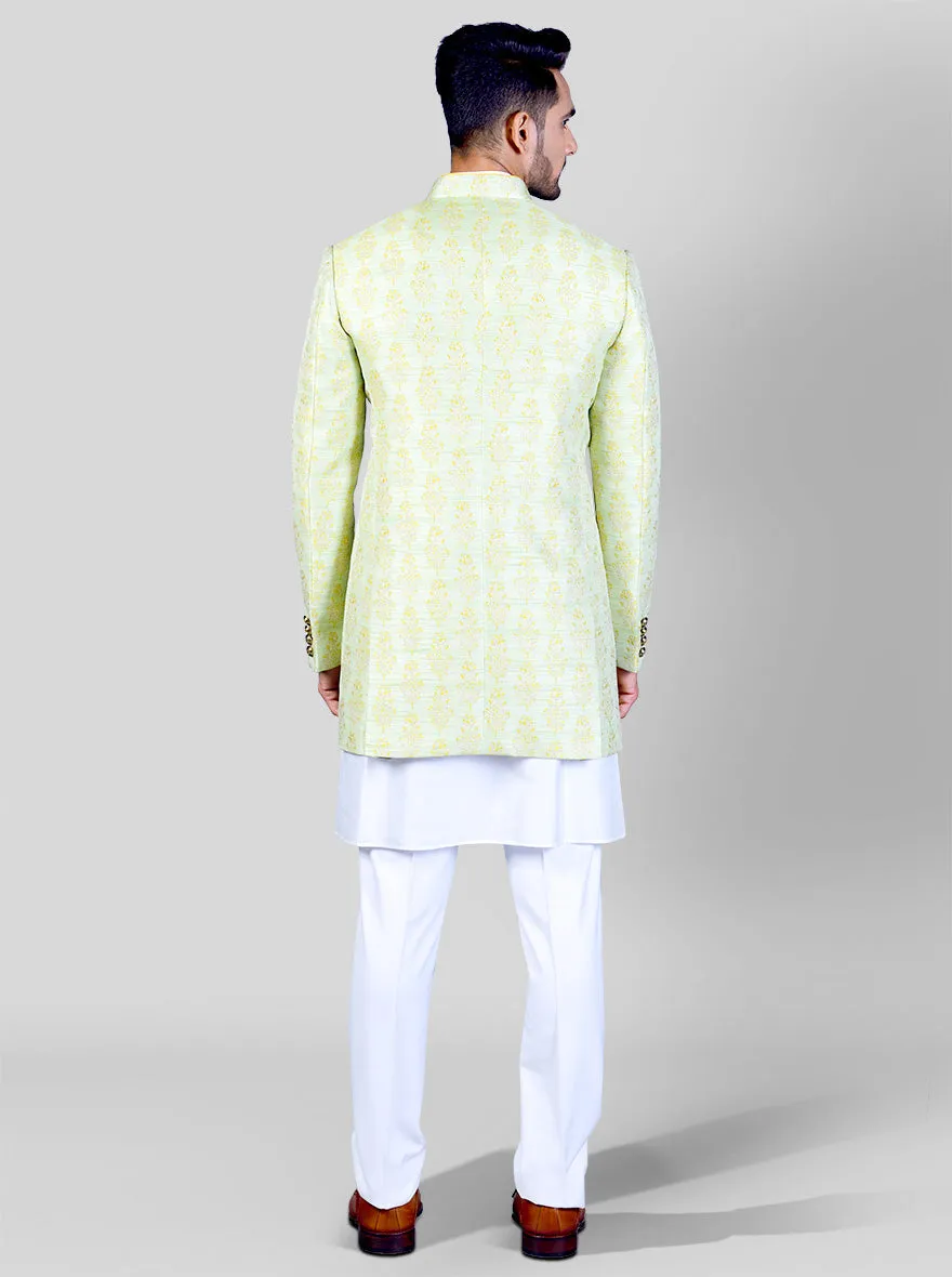 Light Pistachio Jodhpuri Suit | Azania