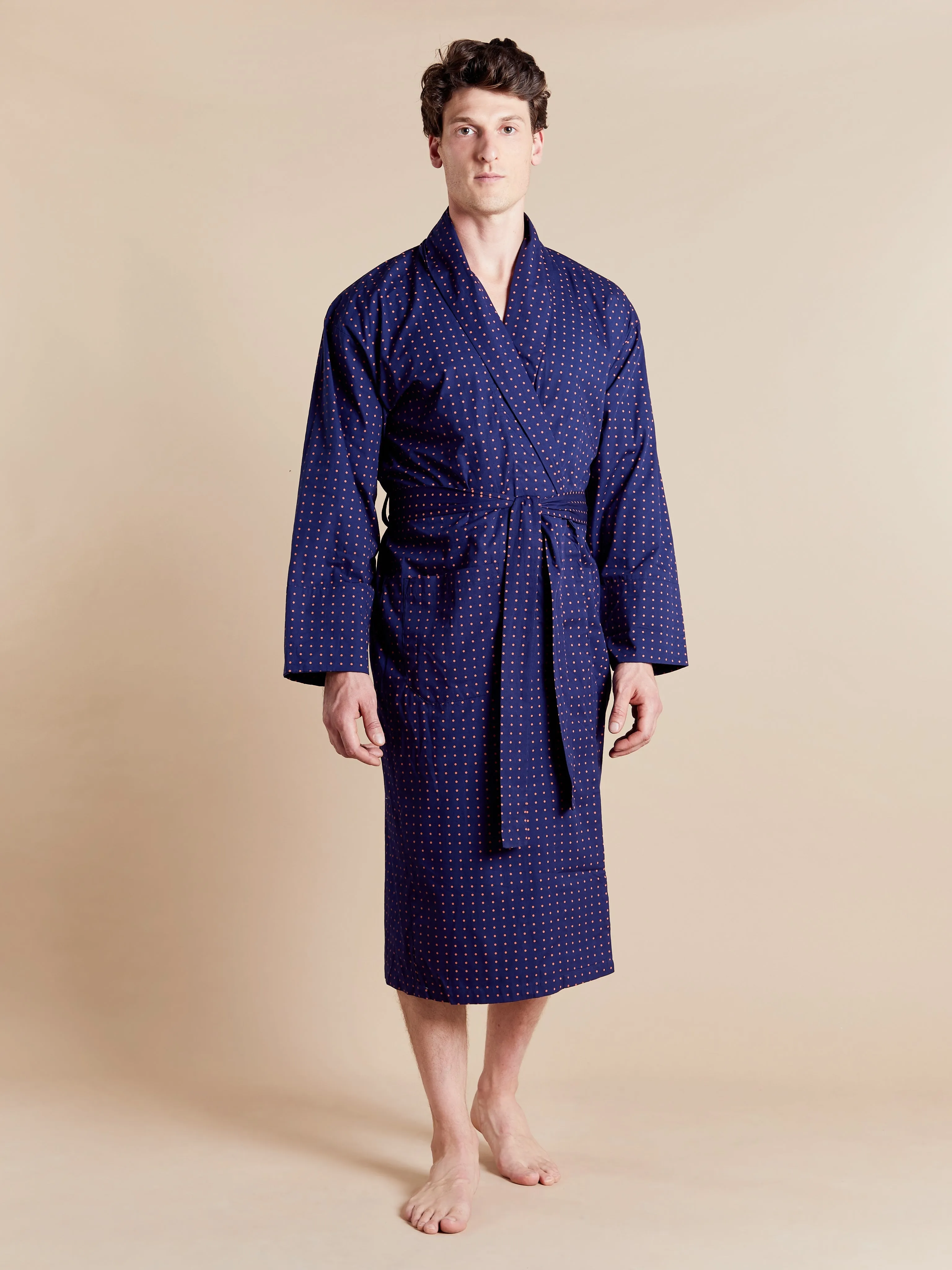 Lightweight Men's Bathrobe - Pacific