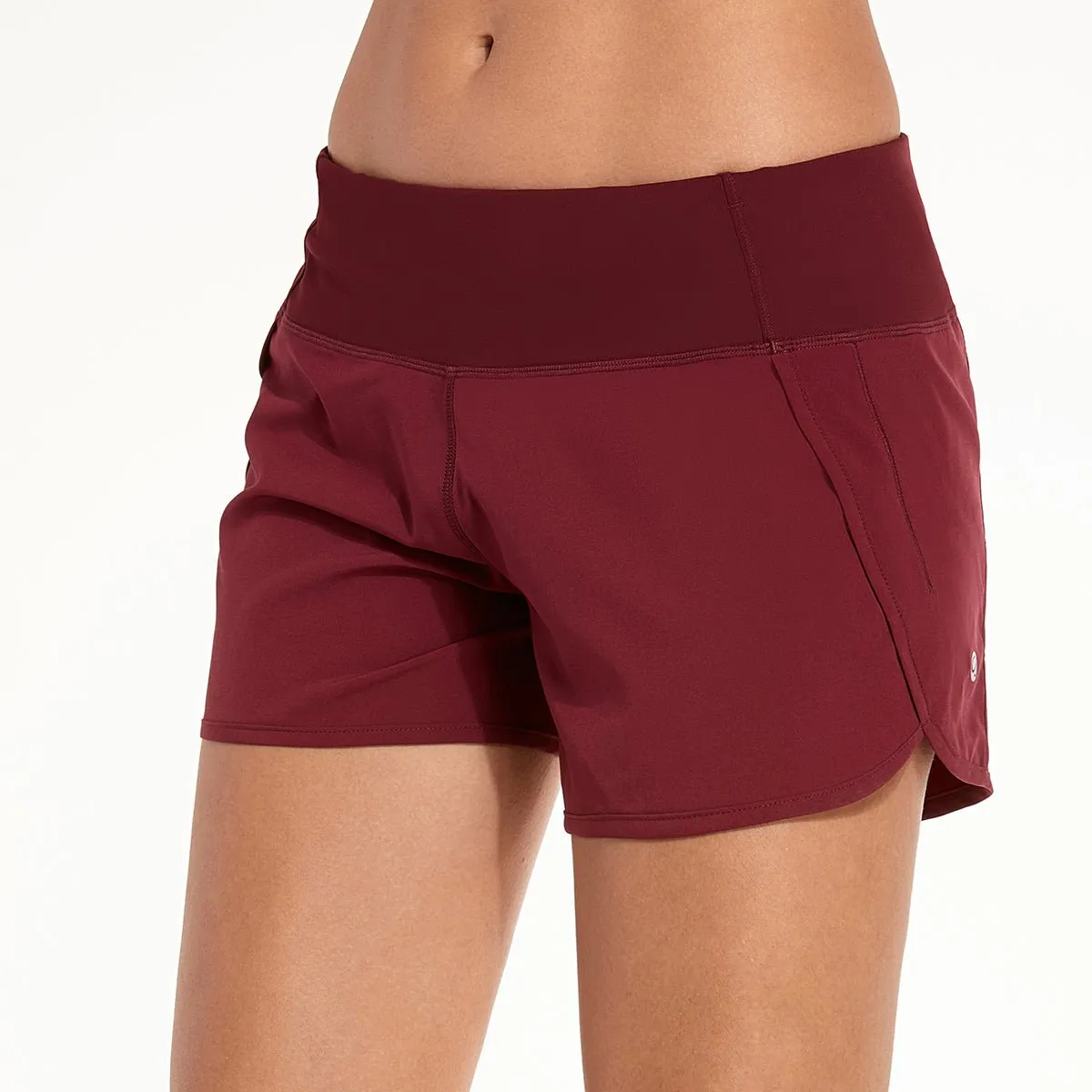 Lightweight Quick Dry Athletic Liner Wine Workout Shorts