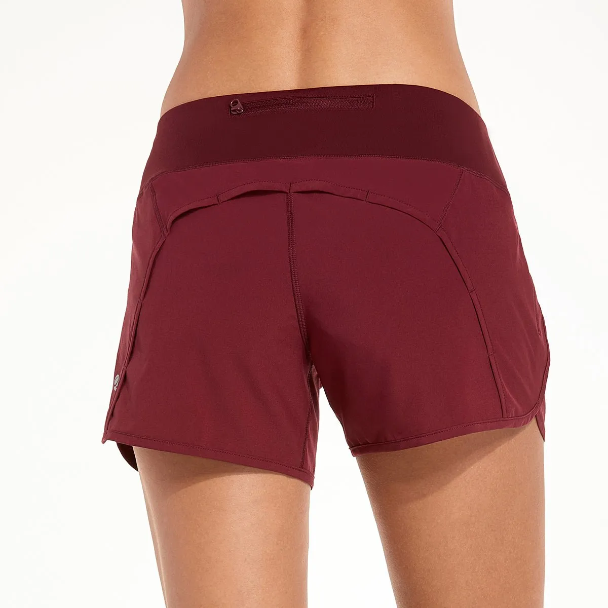 Lightweight Quick Dry Athletic Liner Wine Workout Shorts