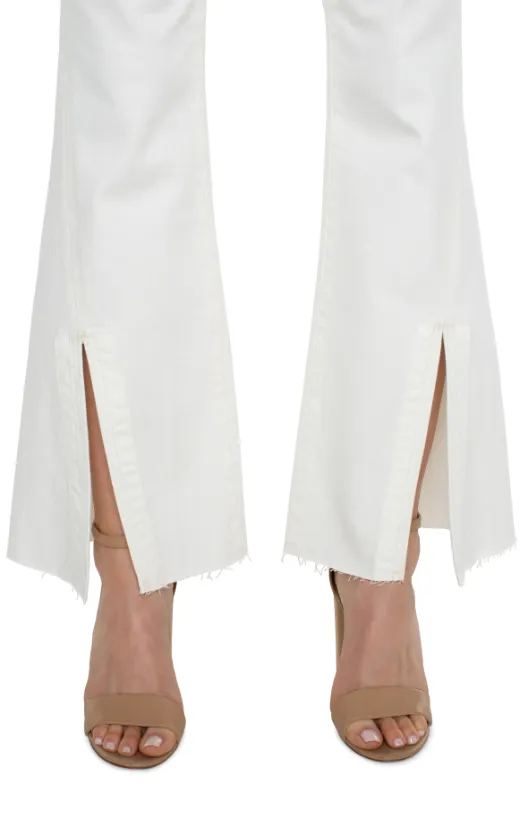 Liverpool Hannah High Rise Flare w/Twisted Sideseam Slit