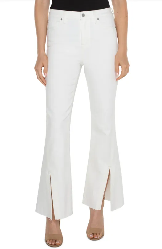 Liverpool Hannah High Rise Flare w/Twisted Sideseam Slit