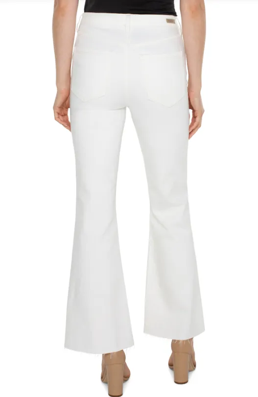 Liverpool Hannah High Rise Flare w/Twisted Sideseam Slit