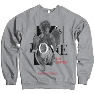 Love Thy Haters - Heather Grey Crewneck Sweatshirt