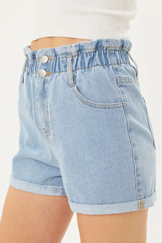 Love Tree Summer Time Blues Denim Shorts