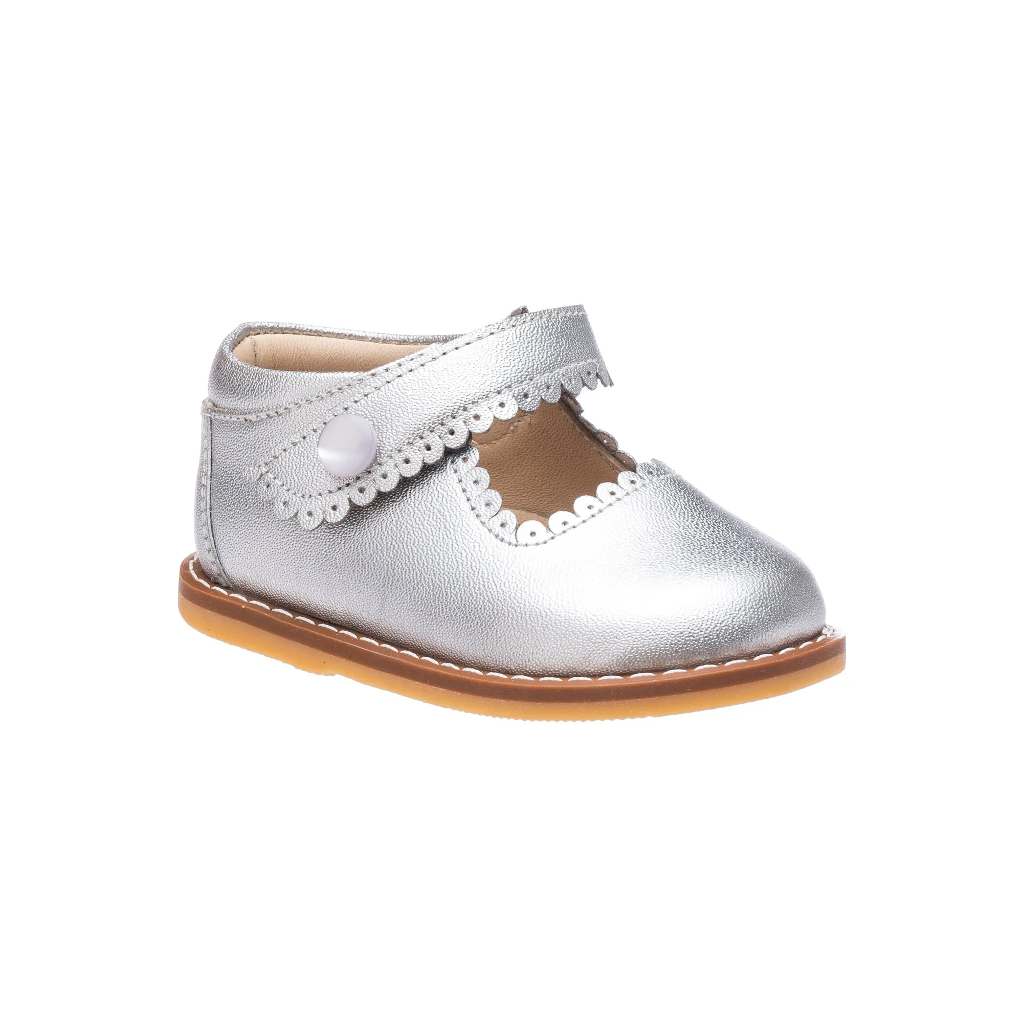 Mary Jane Toddler Silver