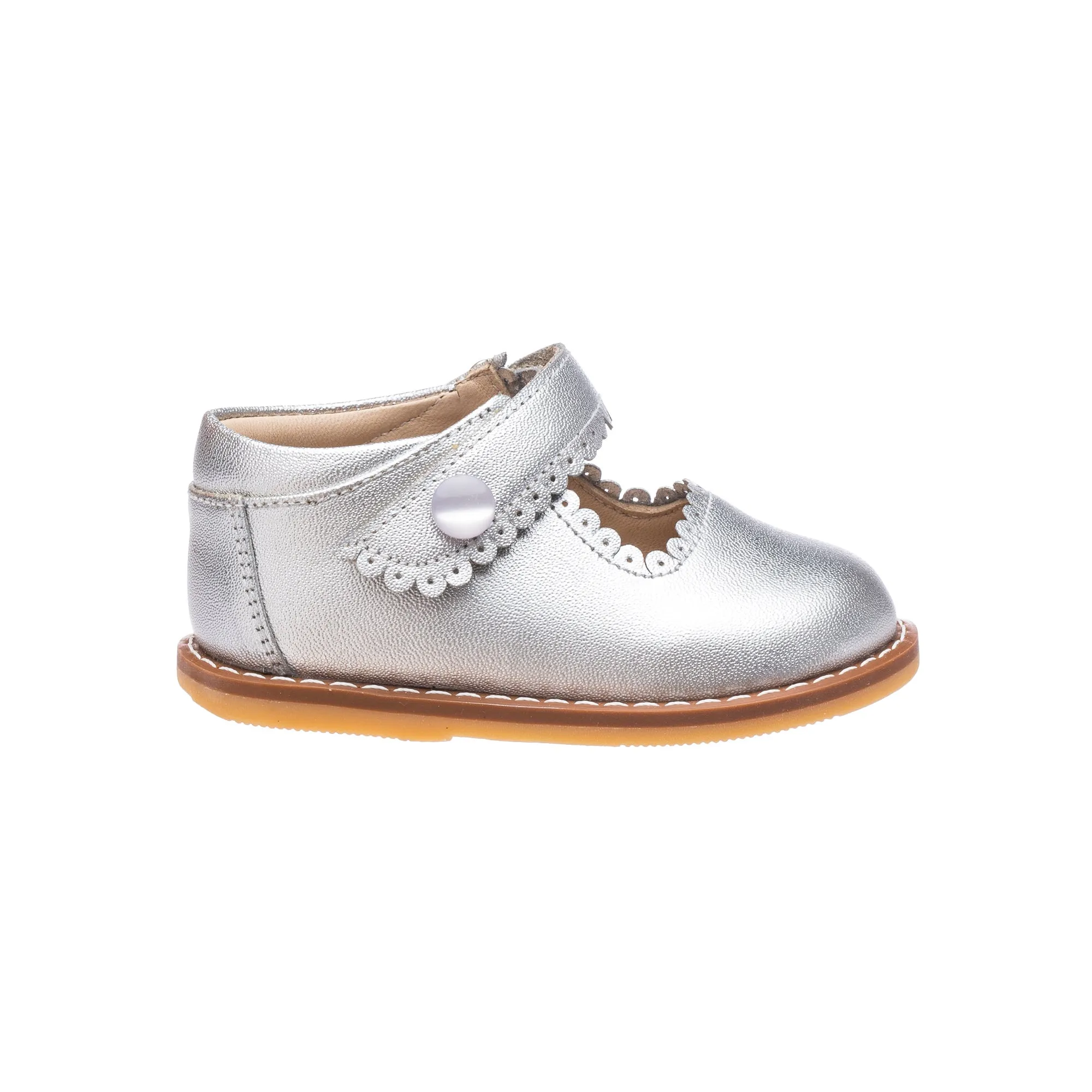 Mary Jane Toddler Silver