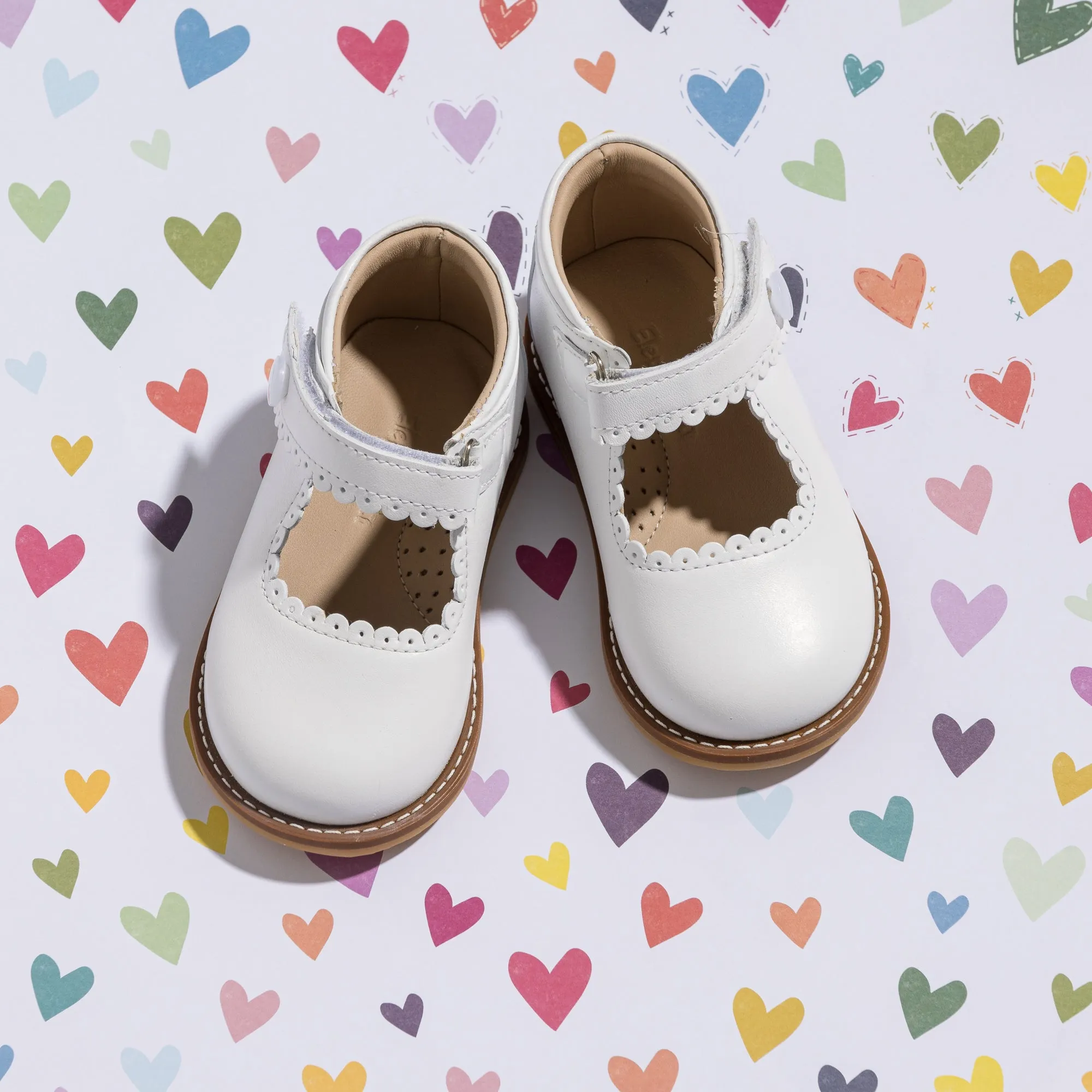 Mary Jane Toddler White