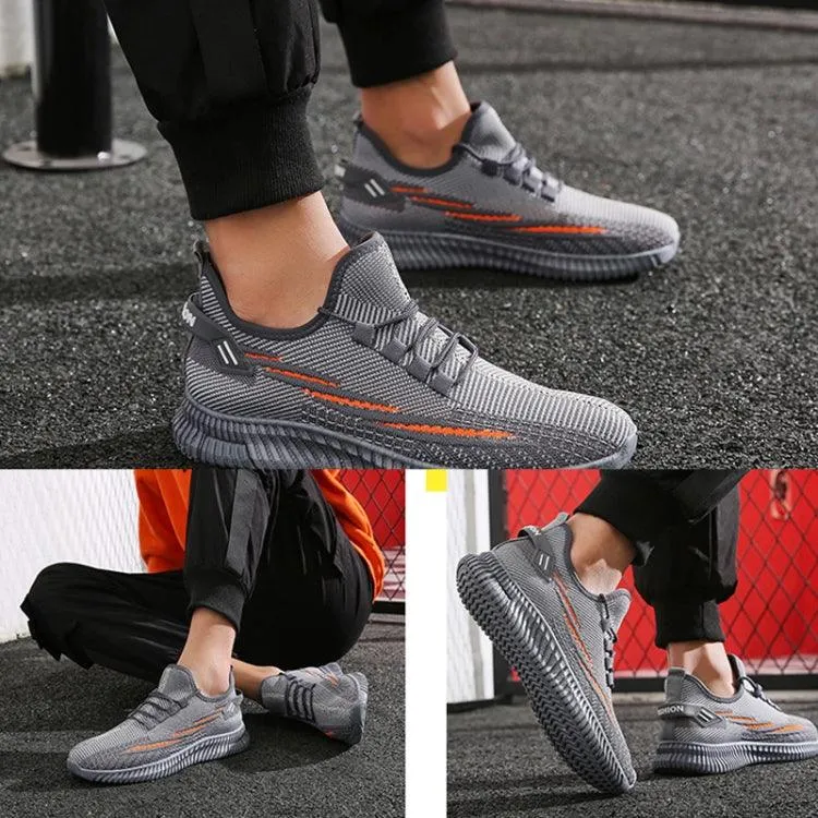 Men's Breathable Mesh Running Shoes for Spring Sports and Casual Wear