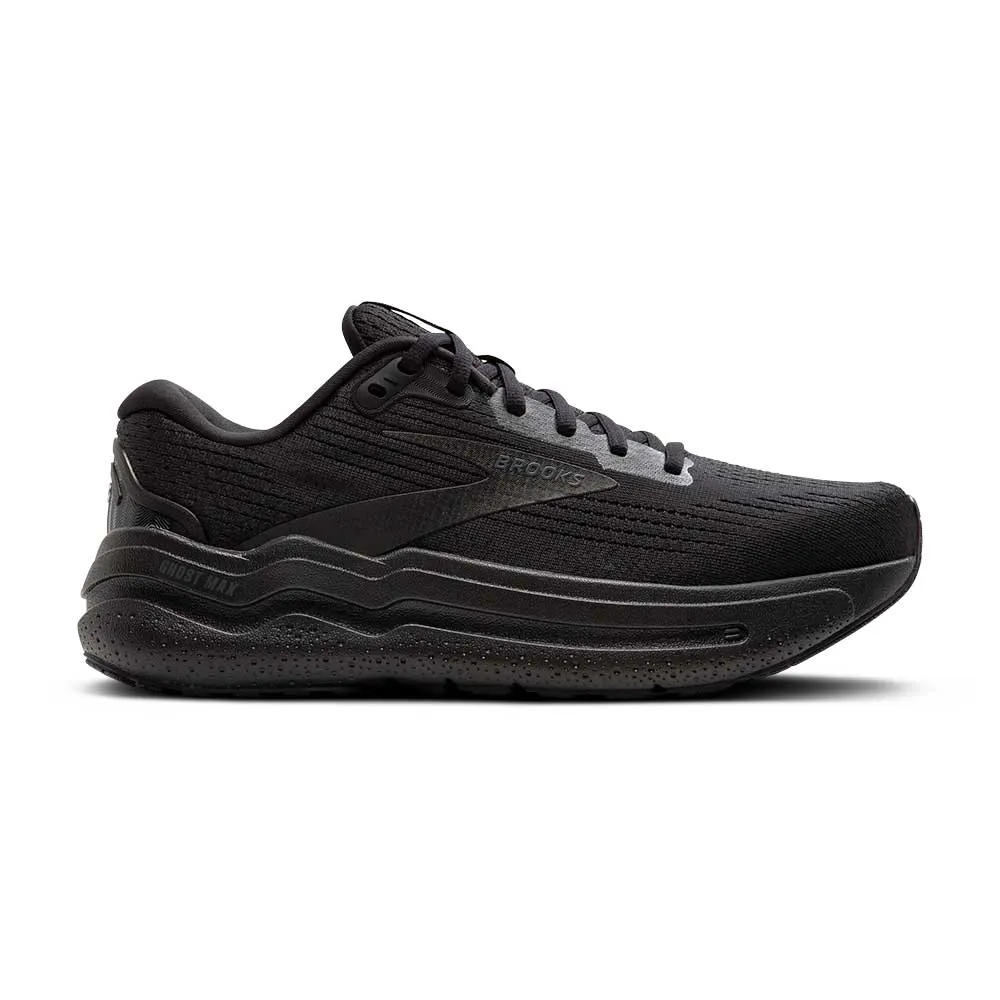 Men's Ghost Max 2 Running Shoe - Black/Black/Ebony - Regular (B)